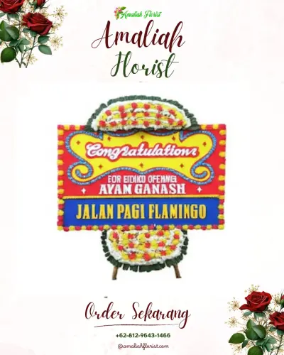 Bunga Papan Congratulation di Alak